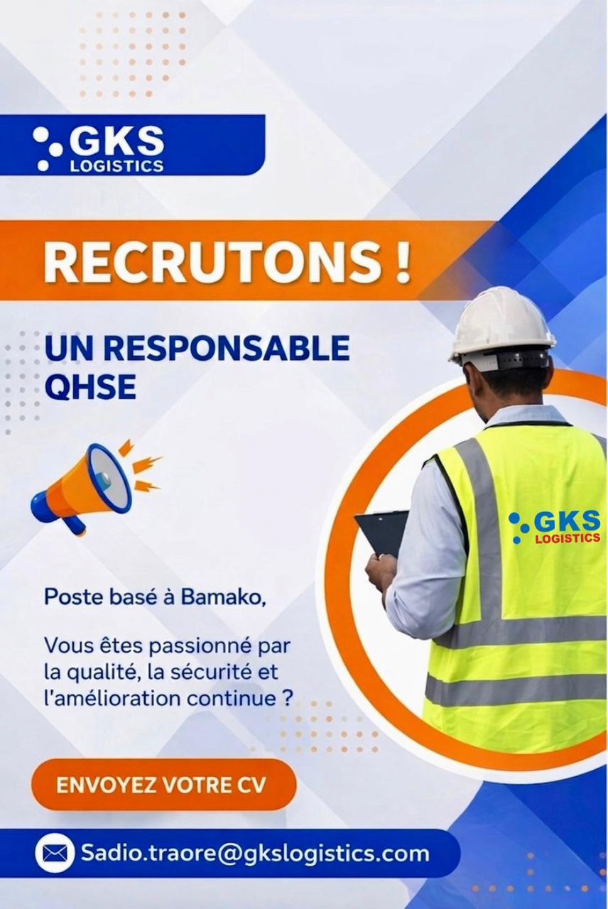 Recrutement Responsable QHSE – GKS Logistics